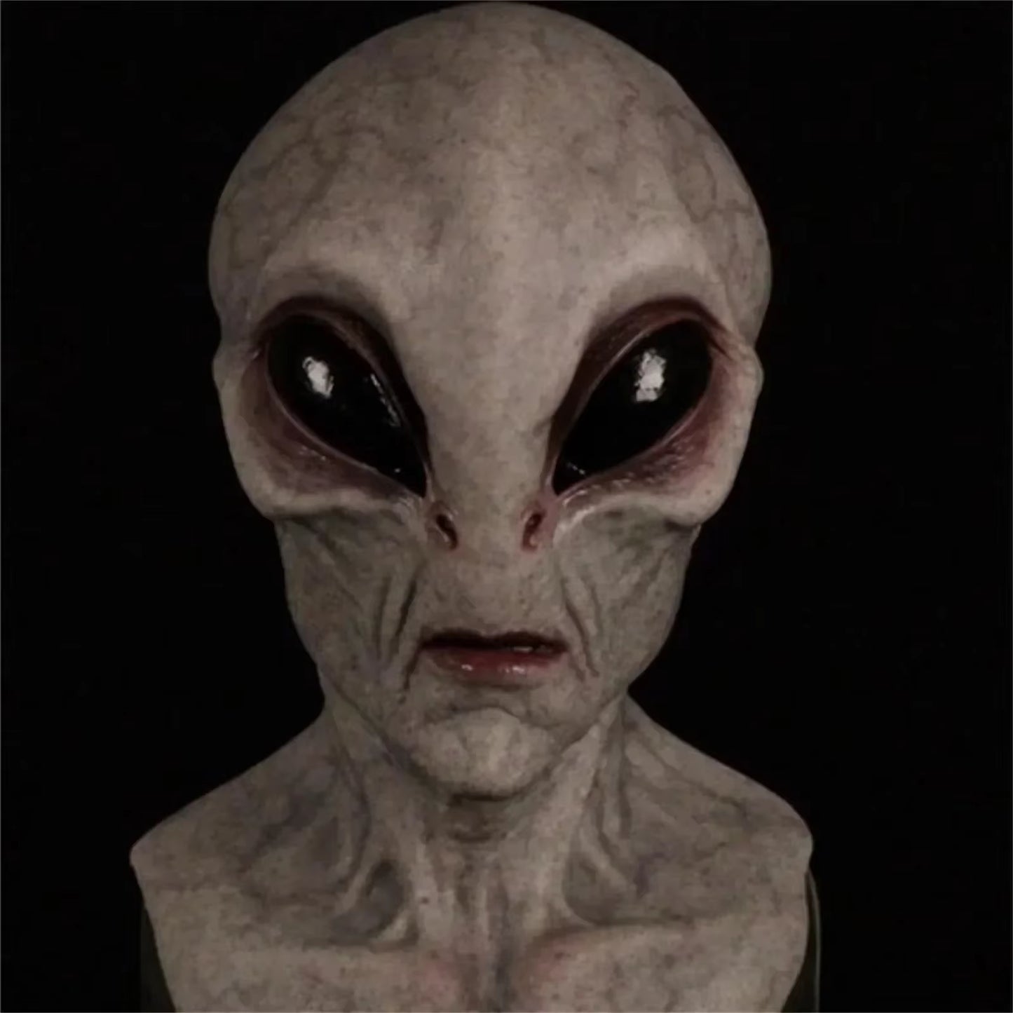 Newest Halloween Alien Mask Scary Horrible Big Eyes Horror Alien Mask Full Head Latex Mask Mask Monster Mask