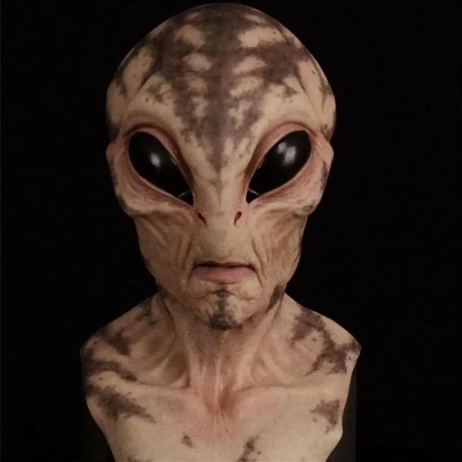 Newest Halloween Alien Mask Scary Horrible Big Eyes Horror Alien Mask Full Head Latex Mask Mask Monster Mask